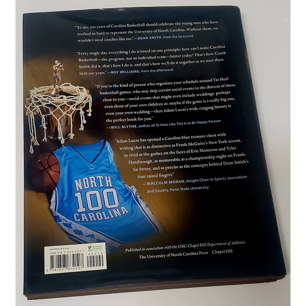 Carolina Basketball A Century of Excellence Book UNC Press Lucas/Smith/Williams - Picture 3 of 10